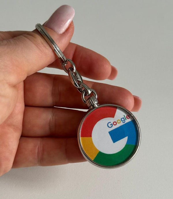 nfc google review keyring